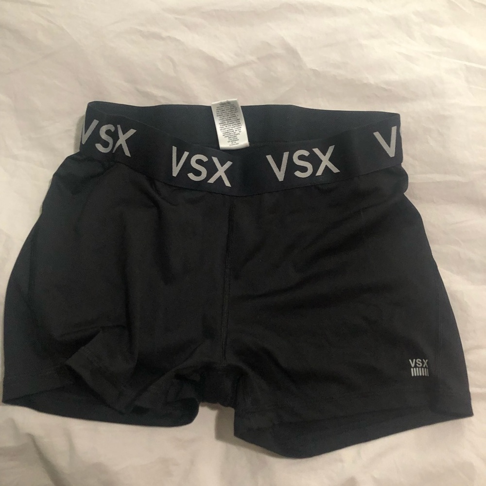 Pre-(lightly) loved VSX Spandex Shorts.